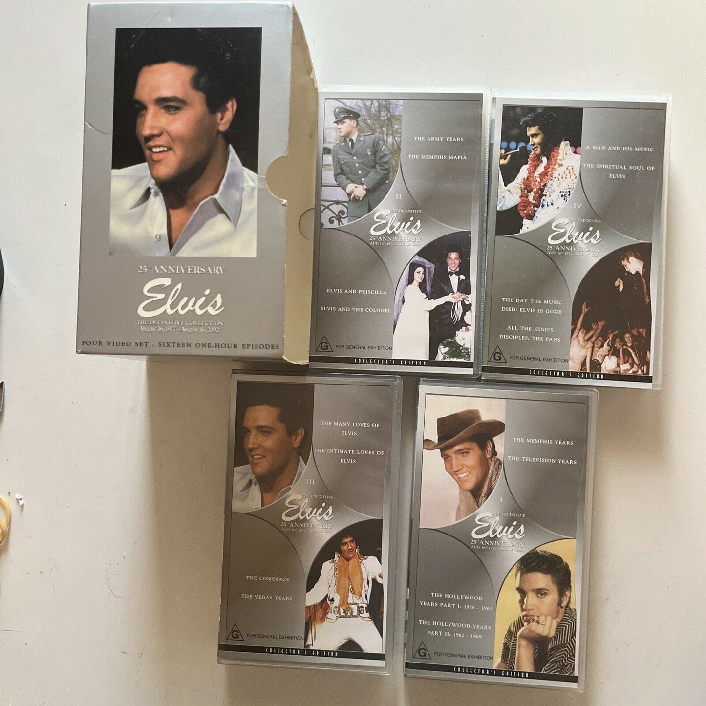 ELVIS PRESLEY 25th Anniversary The Definitive Collection 1977-2002 VHS PAL