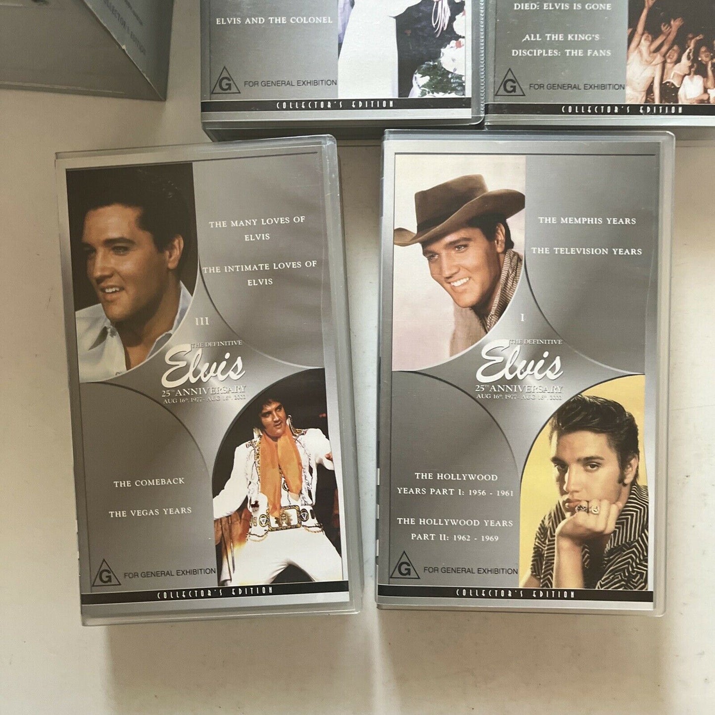 ELVIS PRESLEY 25th Anniversary The Definitive Collection 1977-2002 VHS PAL