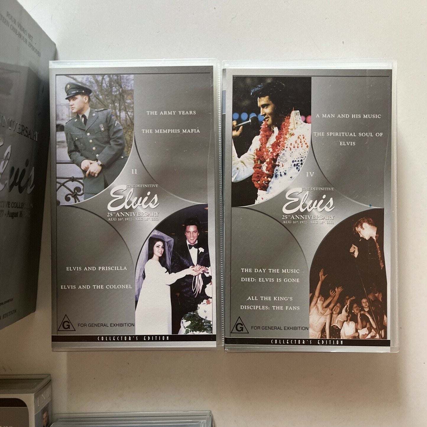 ELVIS PRESLEY 25th Anniversary The Definitive Collection 1977-2002 VHS PAL