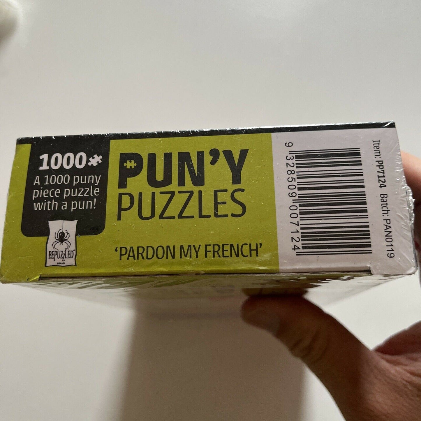 *New Sealed* Pun'y Puzzles - Pardon My French - 1000pcs 42cm X 29cm