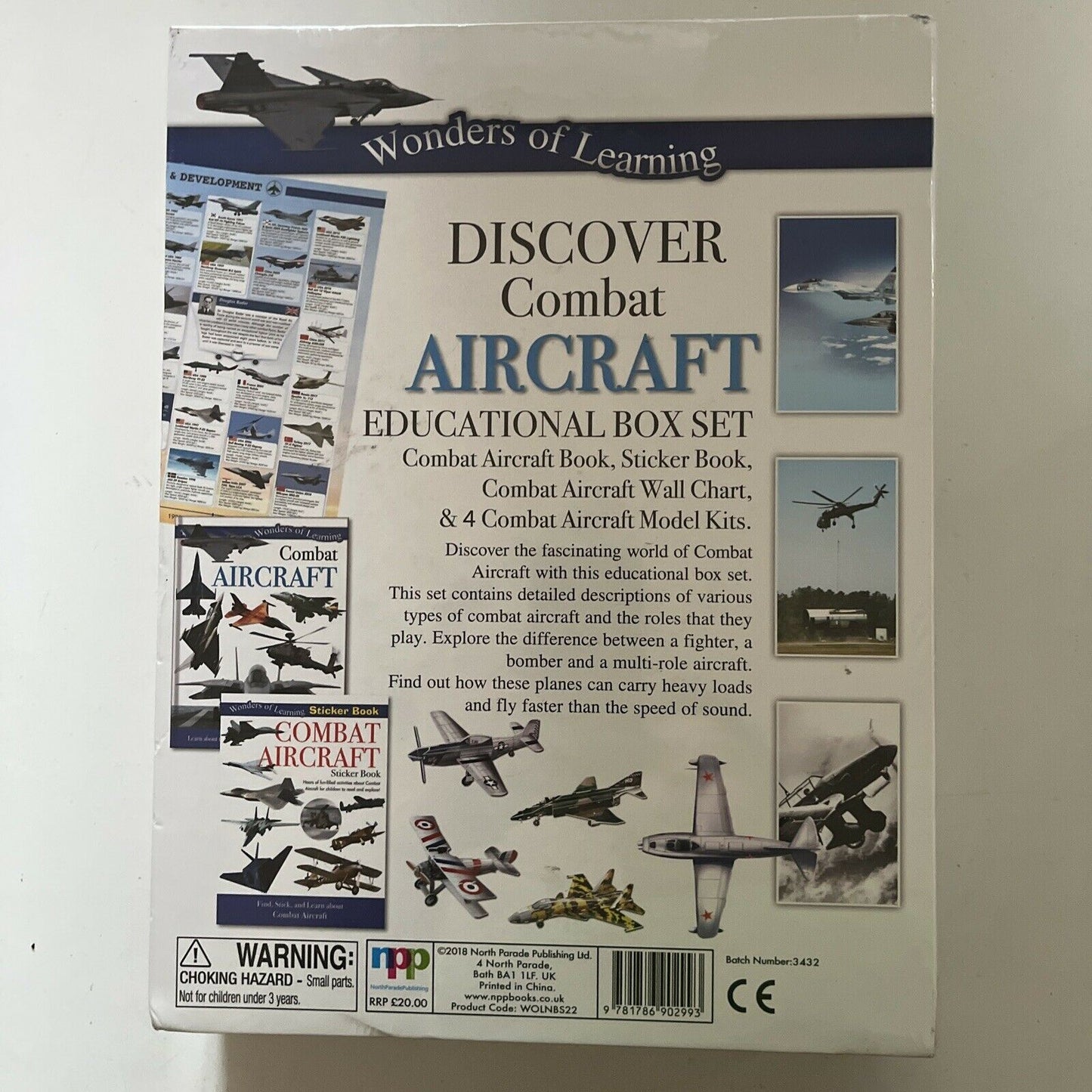 *New Sealed* Wonder of Learning Box Set Discover Combat Aircraft by Lake Press
