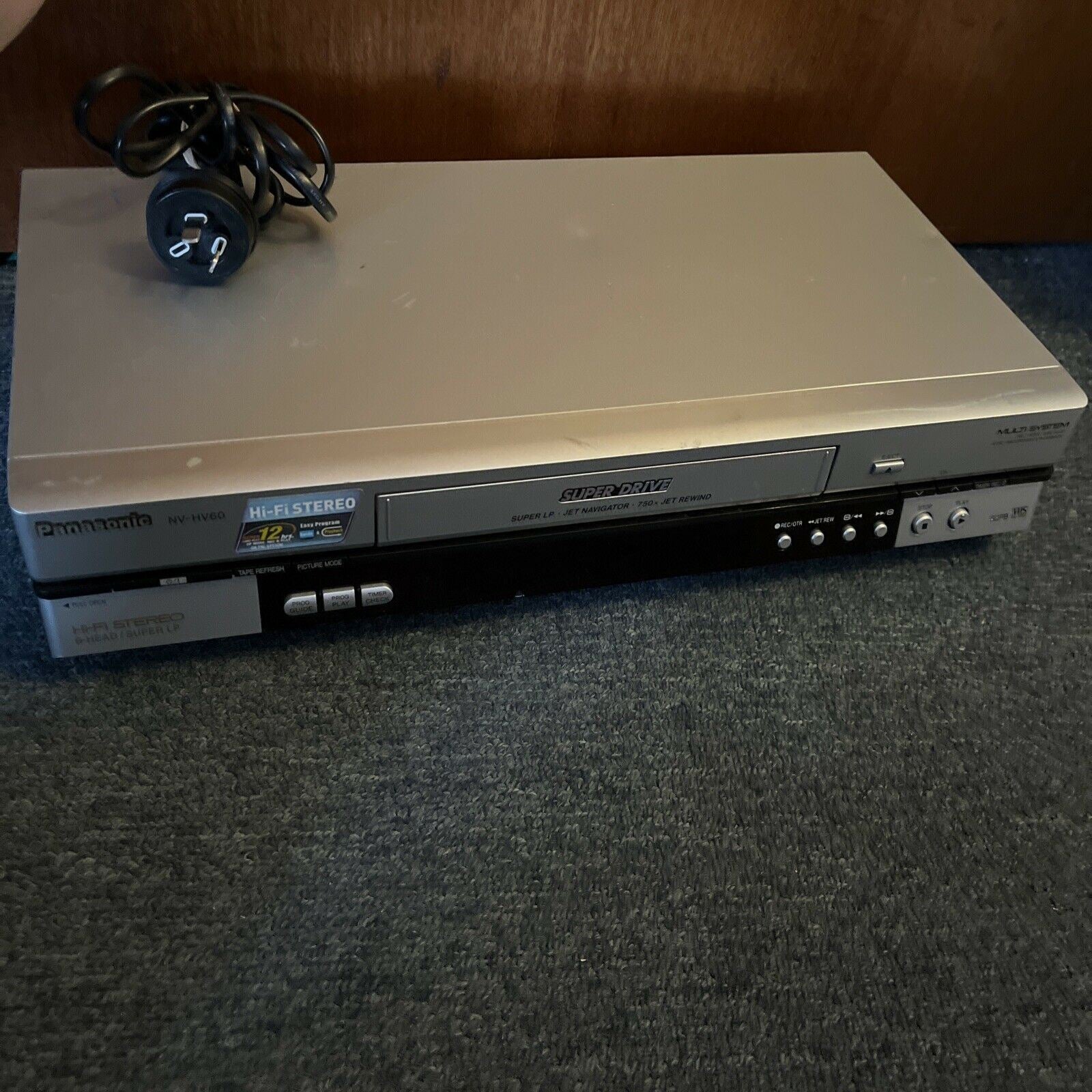 Panasonic NV-HV60 6-Head VHS VCR Recorder Player PAL/NTSC Playback