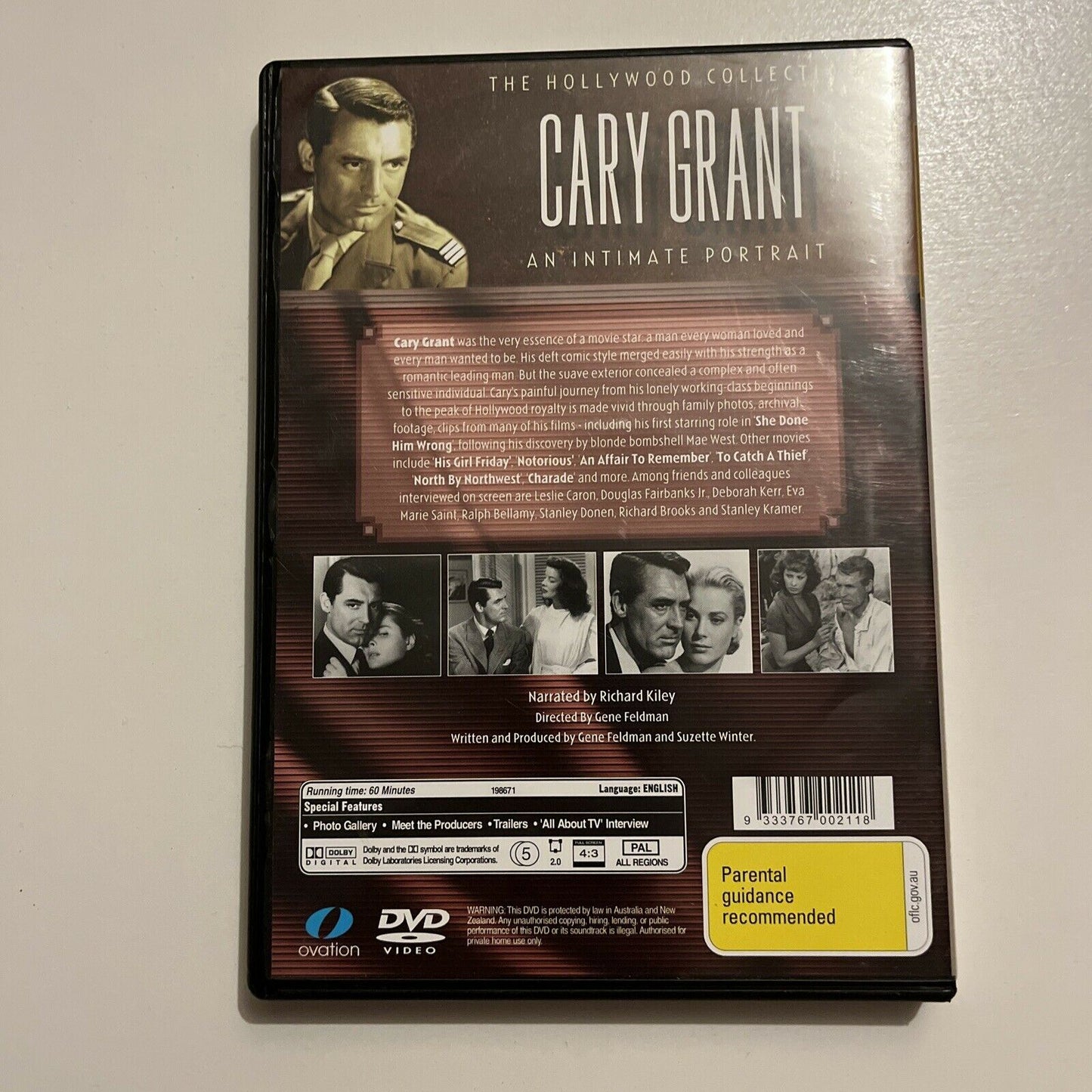 Cary Grant The Leading Man - An Intimate Portrait (DVD, 1988) All Regions