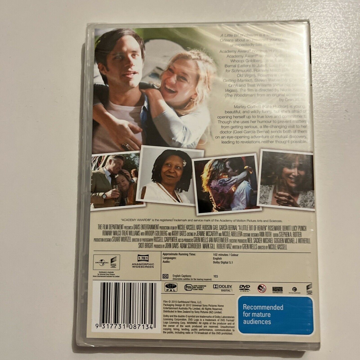 *New Sealed* A Little Bit Of Heaven (DVD, 2011) Peter Dinklage, Region 4