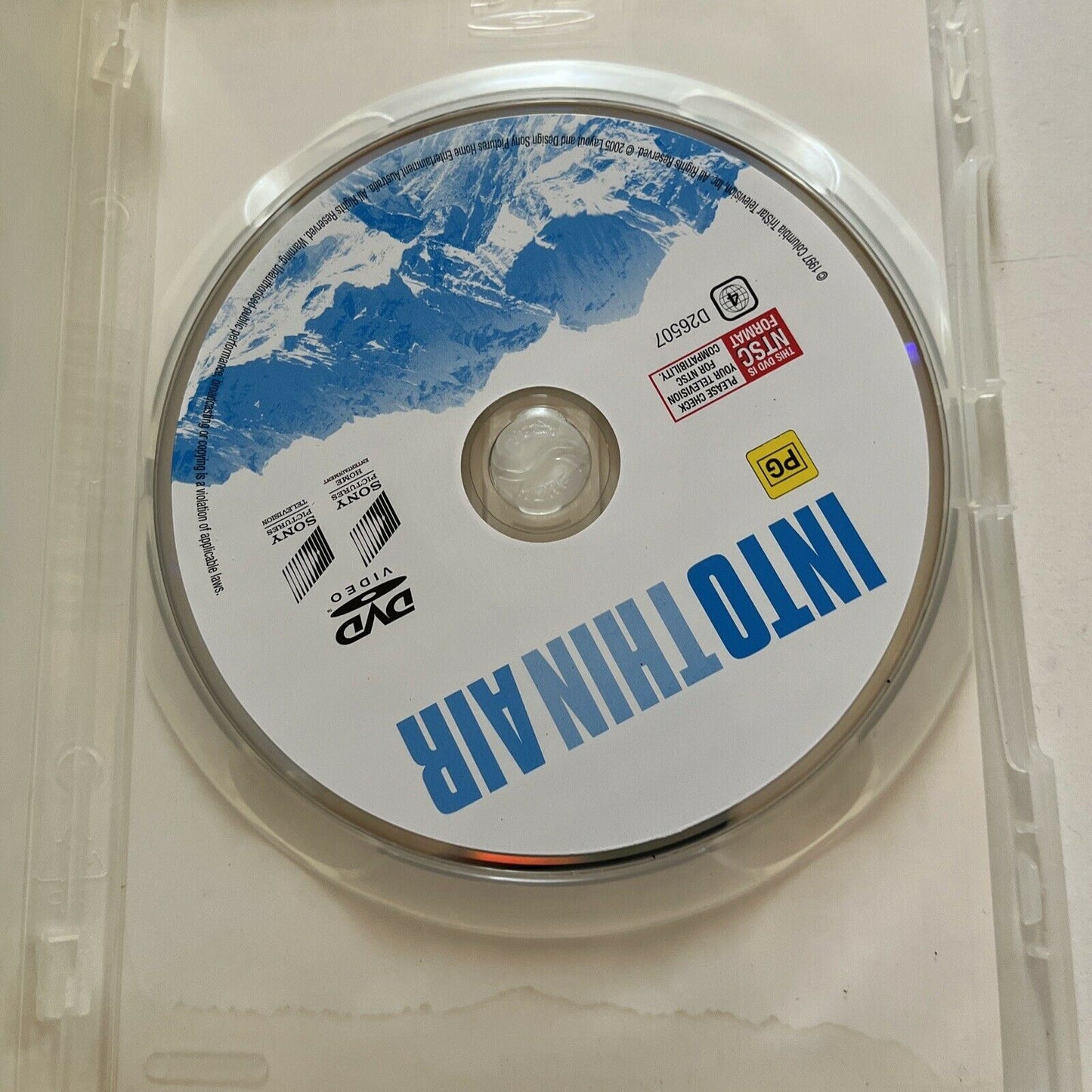 Into Thin Air - Death On Everest (DVD, 1997) Peter Horton, Nat Parker, Region 4