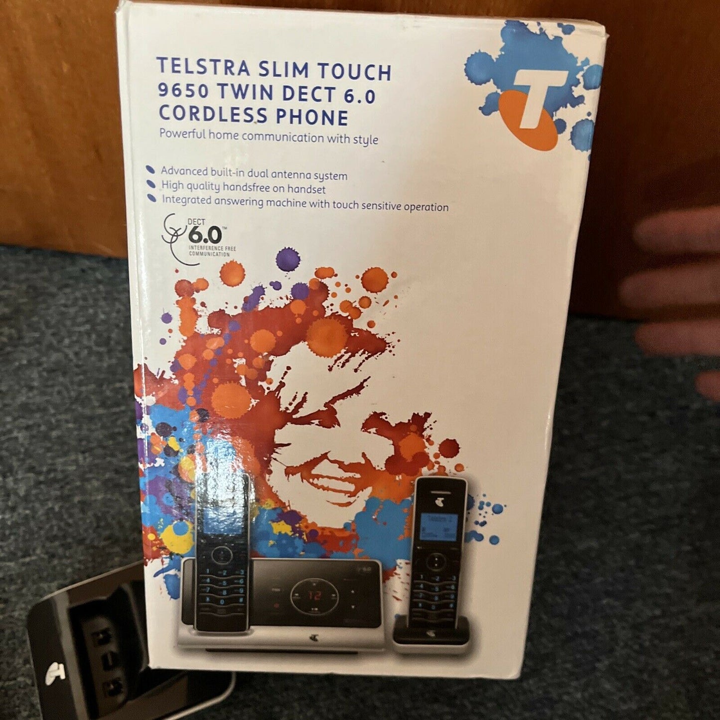 Telstra Slim Touch 9650 Twin Dect 6.0 Cordless Phone