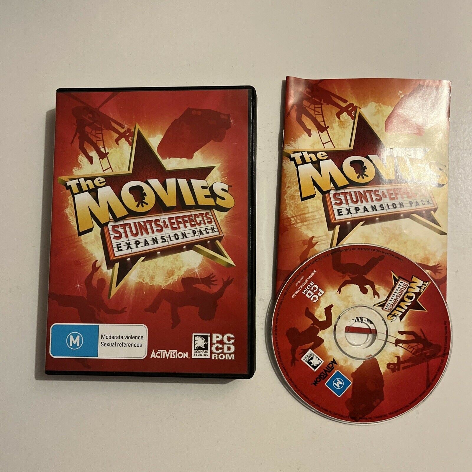 The Movies Base Game w/ Stunts & Effects Expansion Pack PC With Manual –  Retro Unit