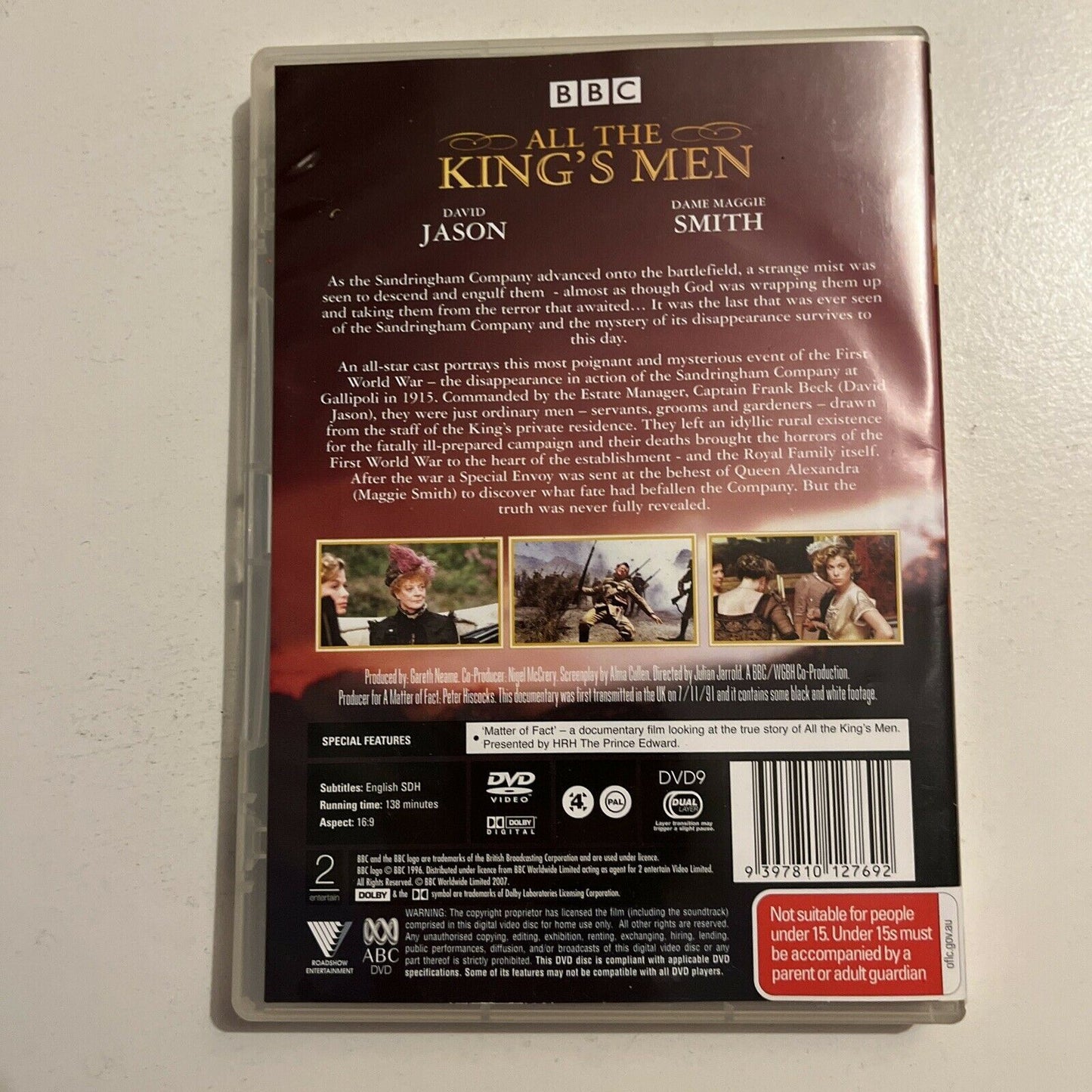 All The King's Men (DVD, 1999) David Jason, Maggie Smith, William Ash, Region 4