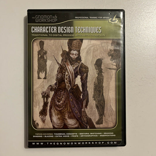 The Gnomon Workshop - Character Design Techniques PC/Mac DVD-ROM Keith Thompson