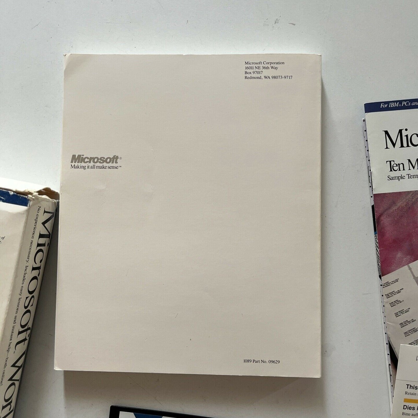Microsoft Works - Version 2.0 PC 5.25" Floppy Disc With Manual & Box
