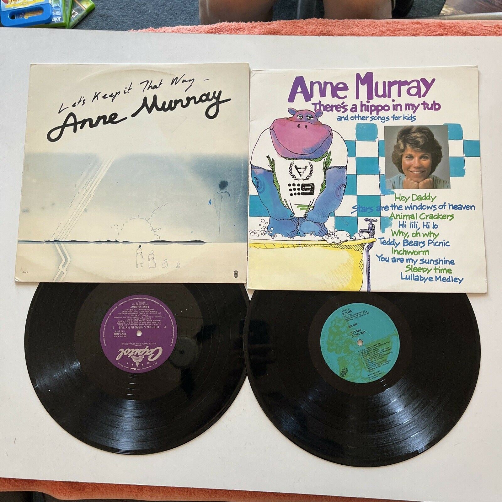 Anne Murray - Let's Keep It That Way / There's A Hippo In My Tub (Viny