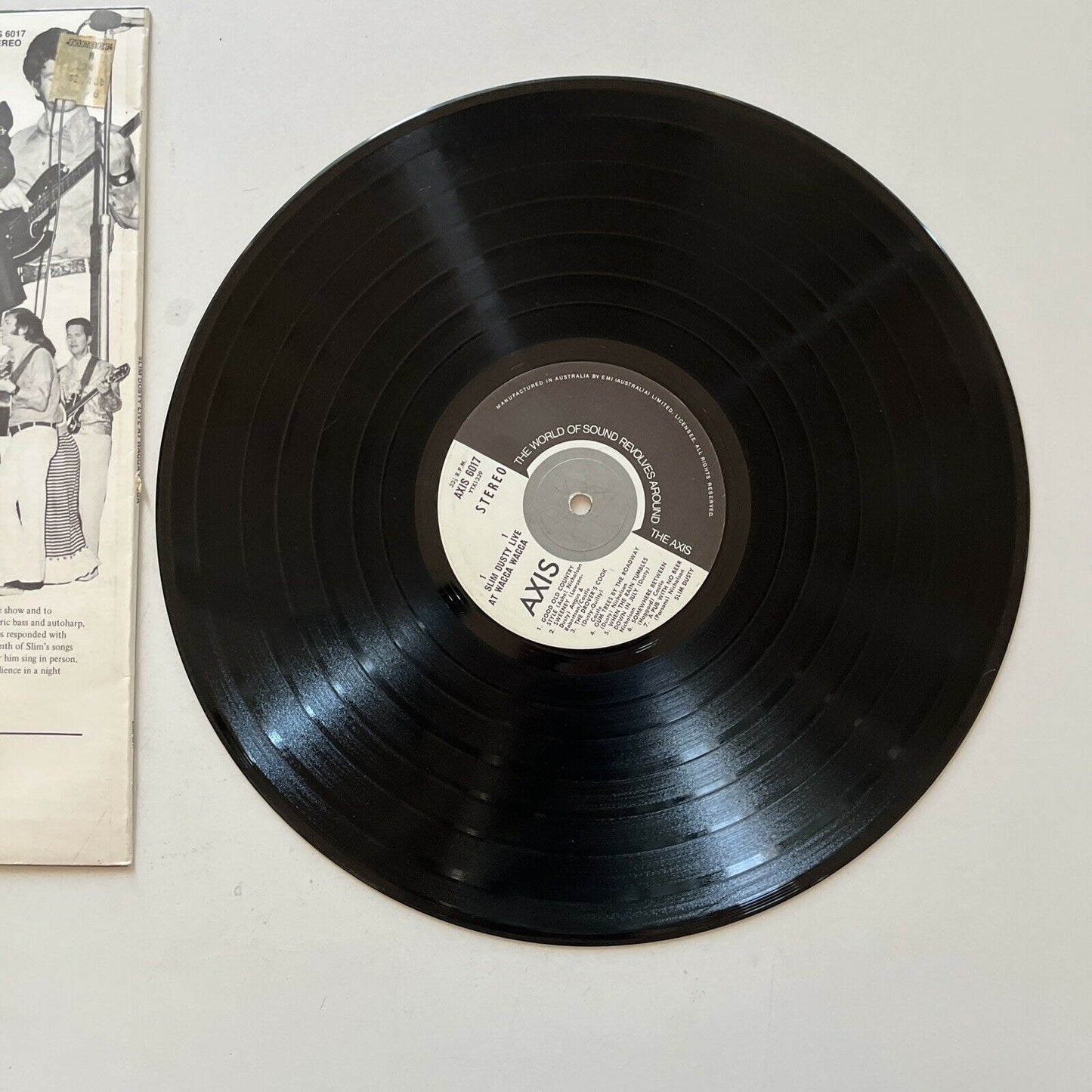Slim Dusty Live at Wagga Wagga original Vinyl record 1972 EMI records