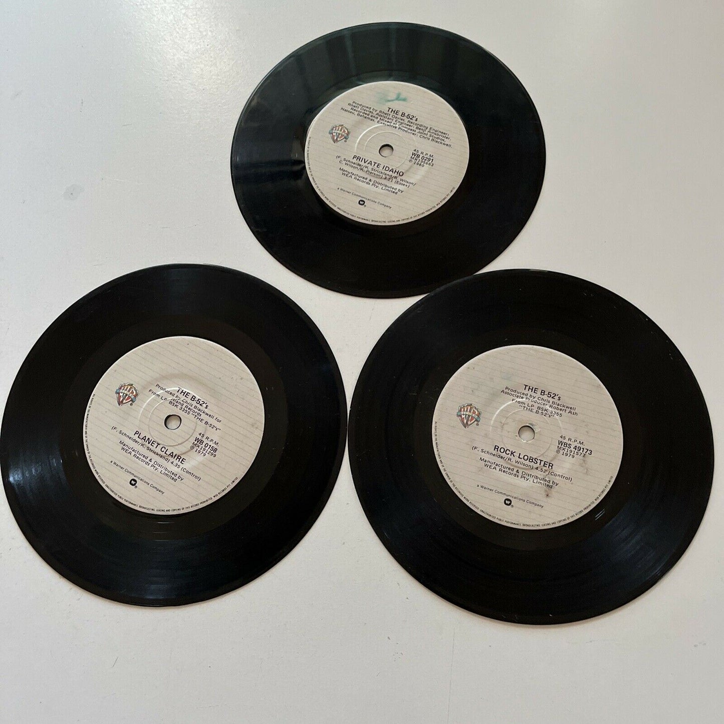 The B-52's - Planet Claire, Rock Lobster, 52 Girl's Single Vinyl