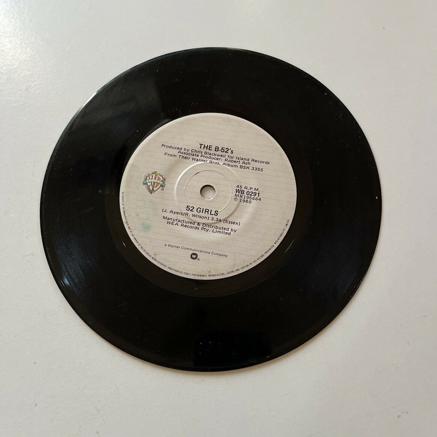 The B-52's - Planet Claire, Rock Lobster, 52 Girl's Single Vinyl