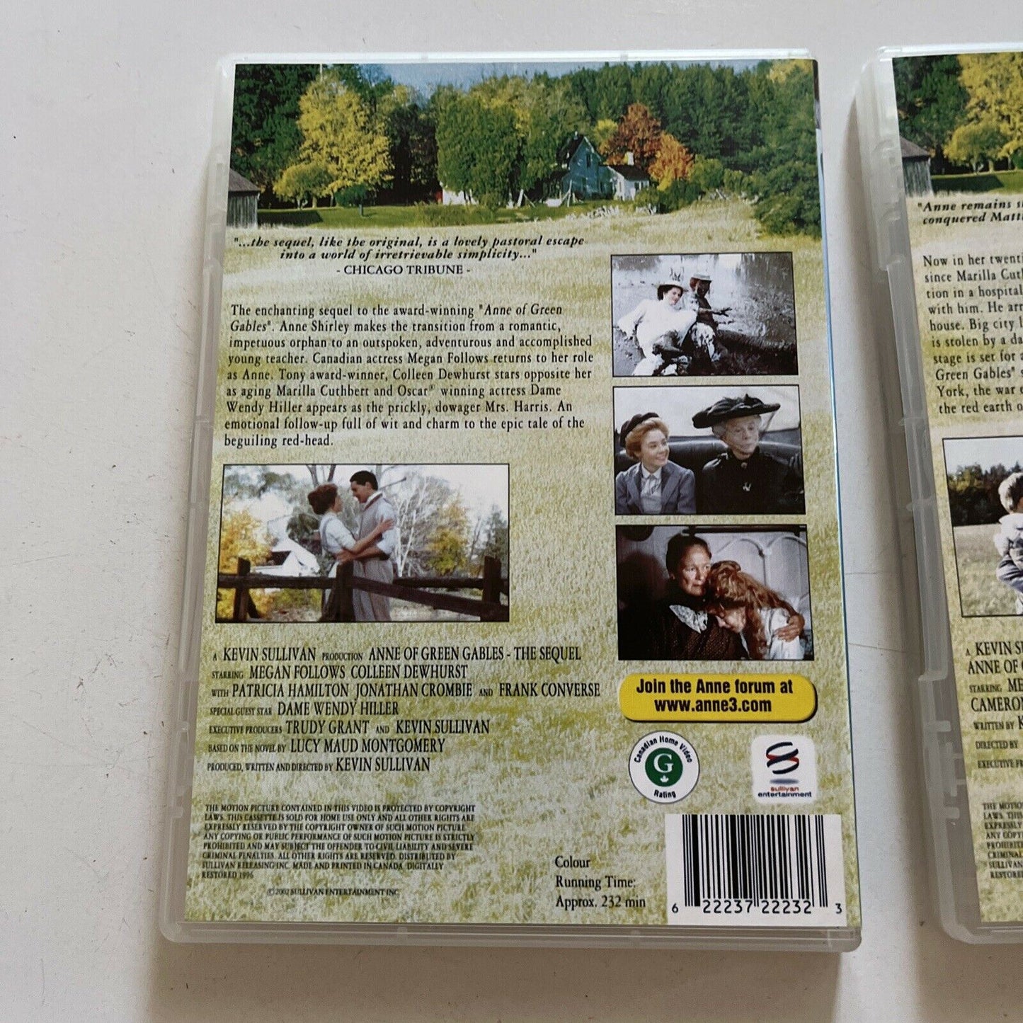 Anne Of Green Gables: The Continuing Story / The Sequel (DVD, 2002) All Regions