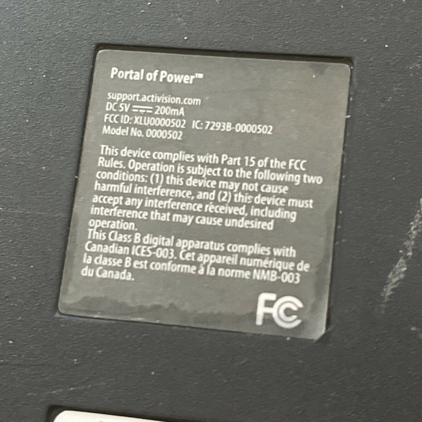 Activision Skylanders Portal of Power For Wii Wii U PS3 Model 0000502