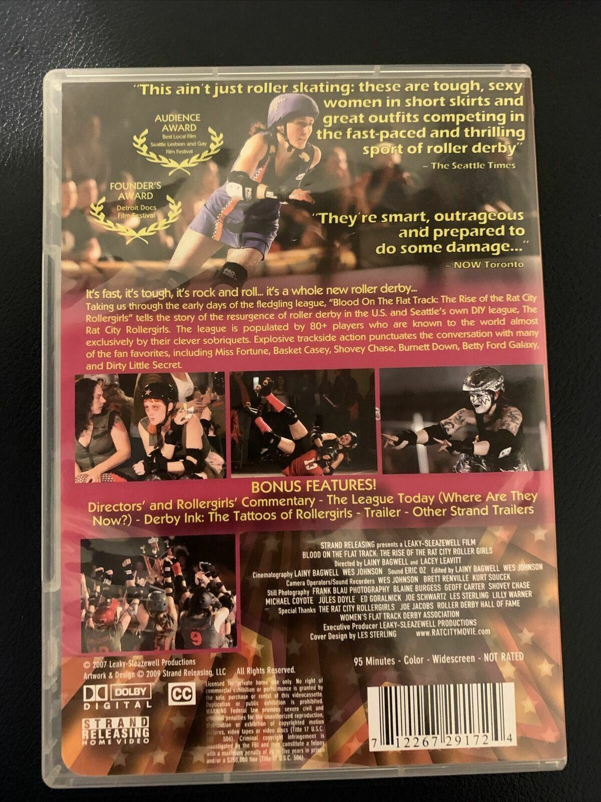 Blood on the Flat Track: The Rise of the Rat City Rollergirl (DVD, 2007) Region1