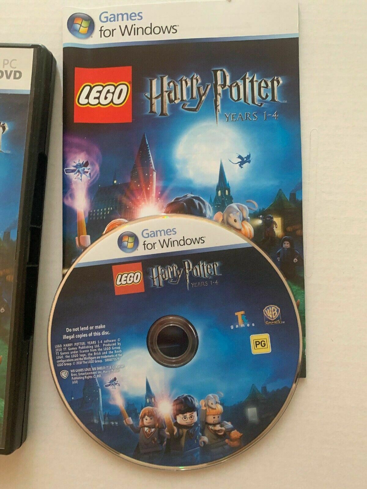 Lego Harry Potter Years 1-4 - PC Windows DVD (2010) With Manual