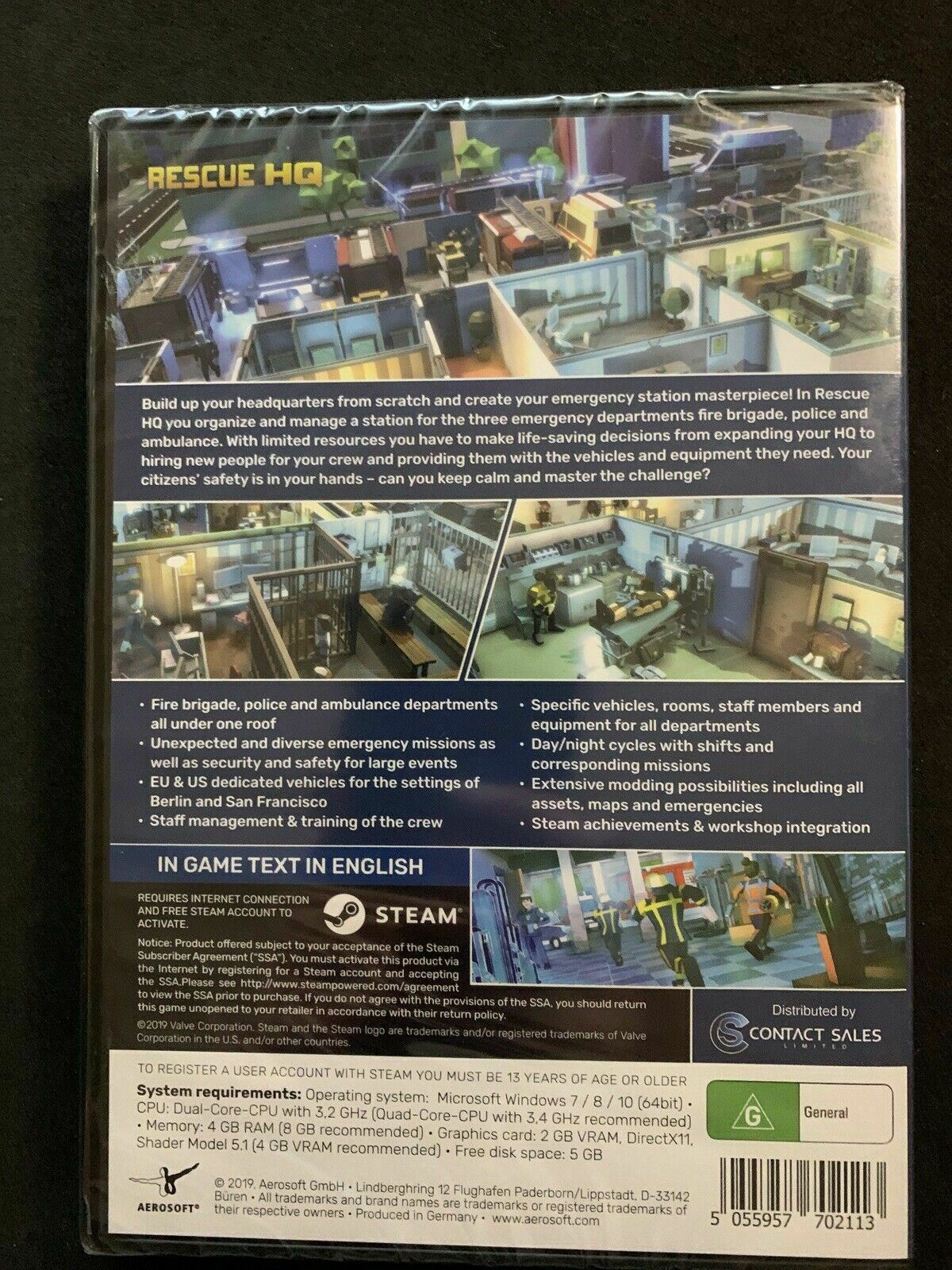 *New Sealed* Rescue HQ PC Game