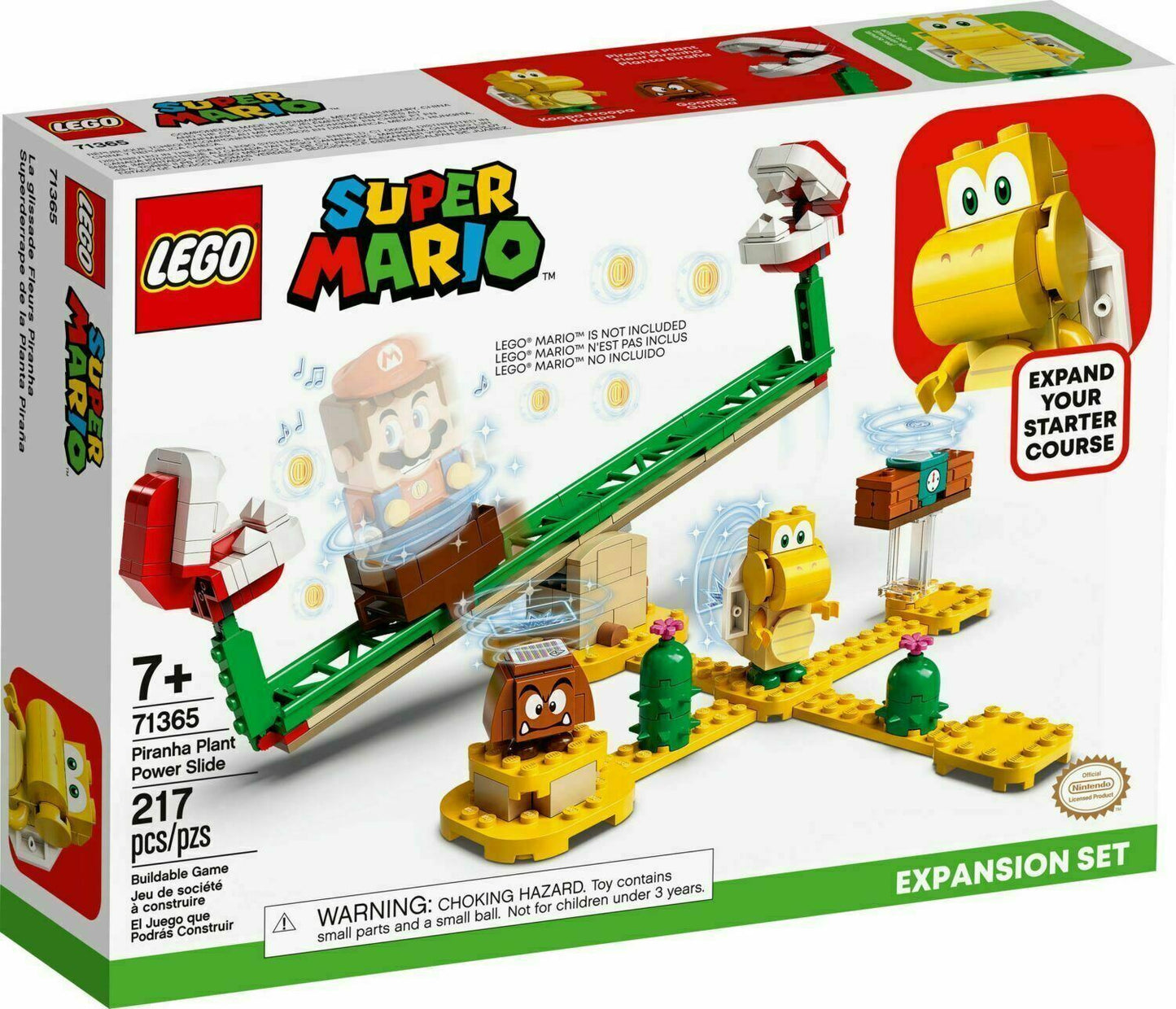 LEGO Super Mario: Piranha Plant Power Slide Expansion Set (71365)