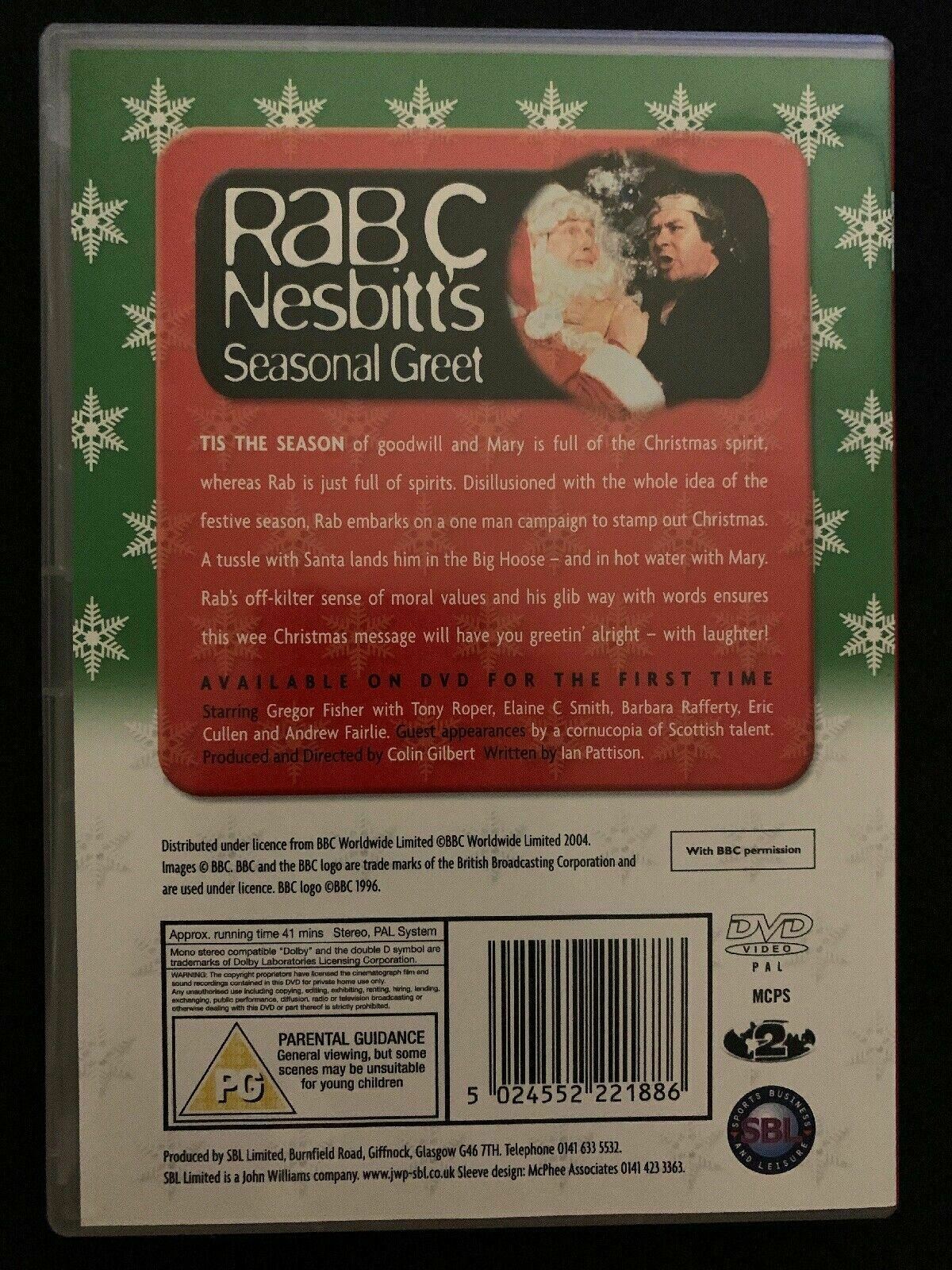 Rab. C Nesbits Seasonal Greets (DVD, 1988) Region 2