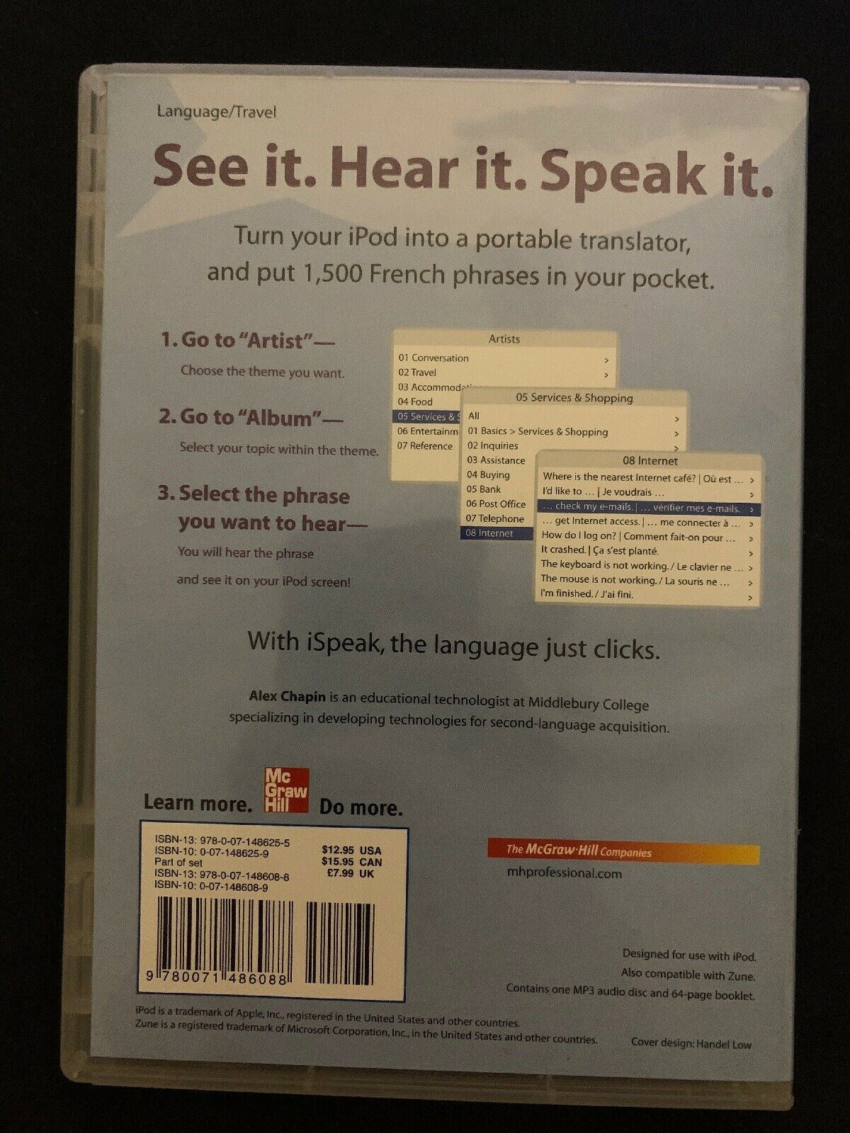I Speak French: The Ultimate Audio Visual Phrasebook MP3