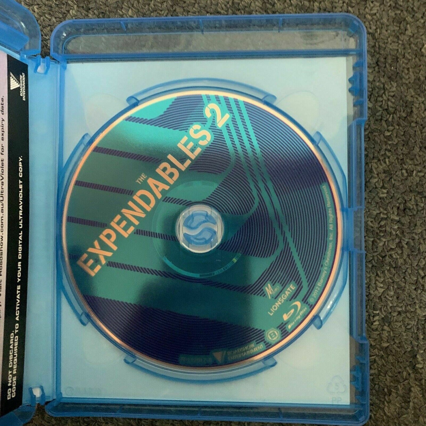 The Expendables 2 (Blu-ray, 2014) Sylvester Stallone, Chuck Norris. Region B
