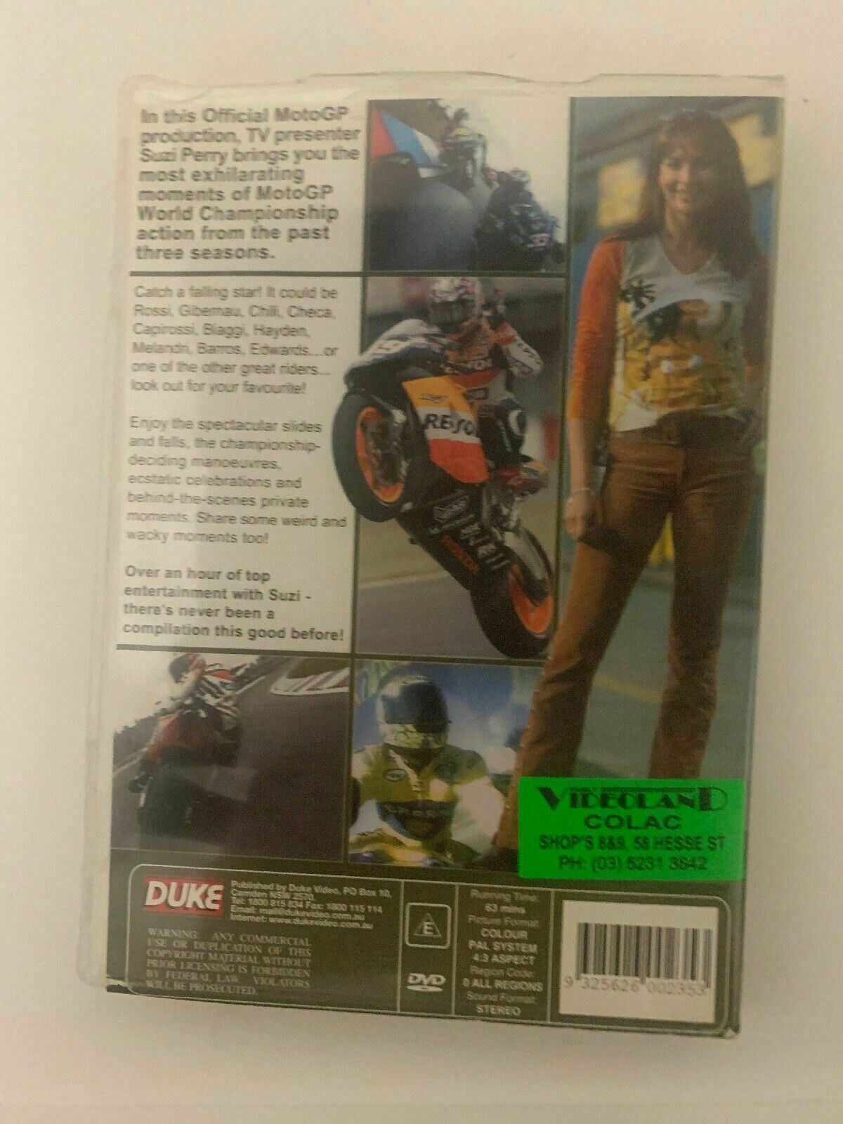 Suzi Perry's Greatest MotoGP Moments (DVD, 2008)