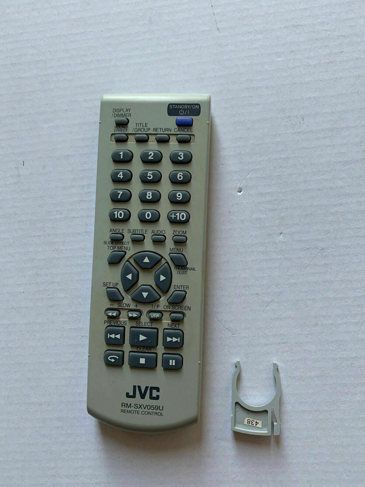 Genuine Original JVC Remote Control Model:RM-SXV059U