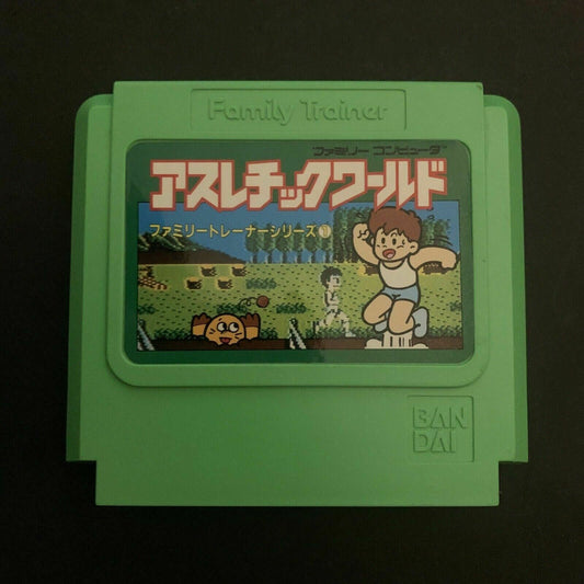 Athletic World - Nintendo Famicom NES NTSC-J Japan 1986 Bandai Sports Game