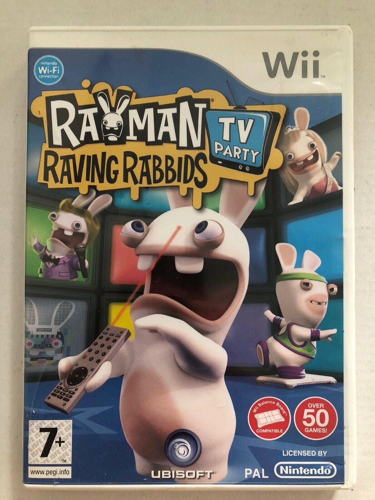 Rayman Raving Rabbids TV Party - Nintendo Wii PAL - Includes Manual