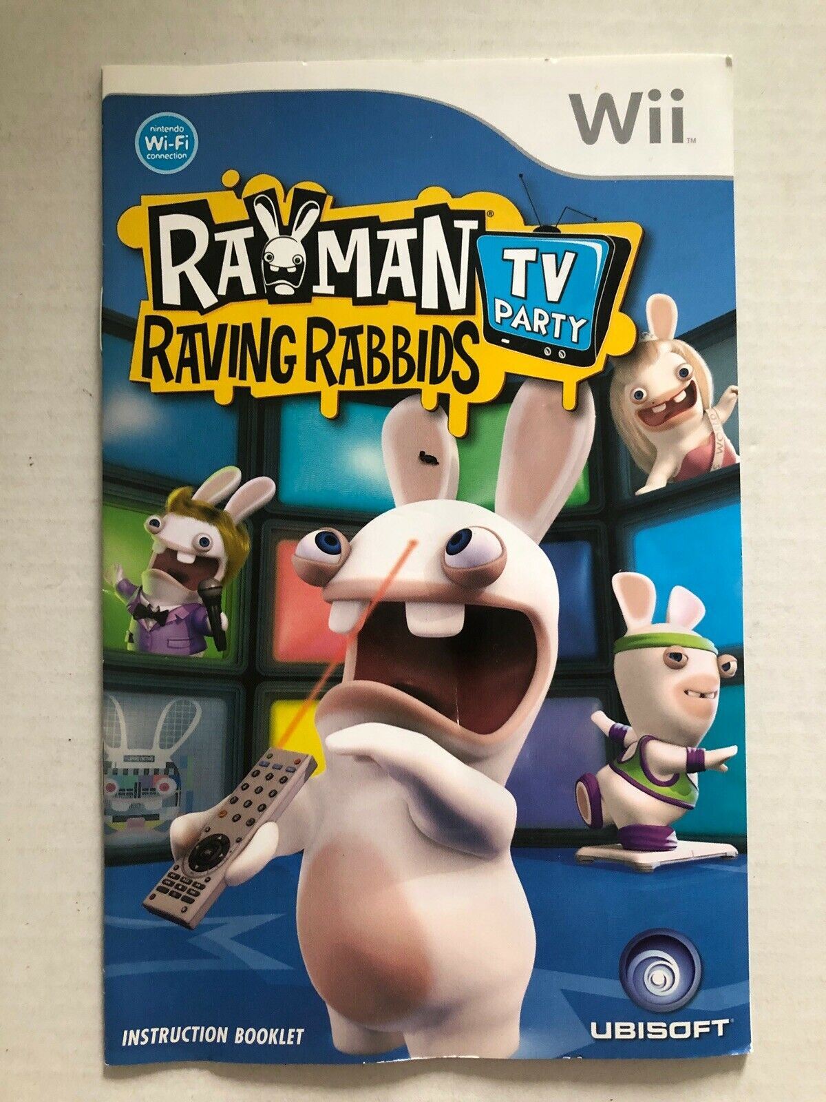 Rayman Raving Rabbids TV Party - Nintendo Wii PAL - Includes Manual