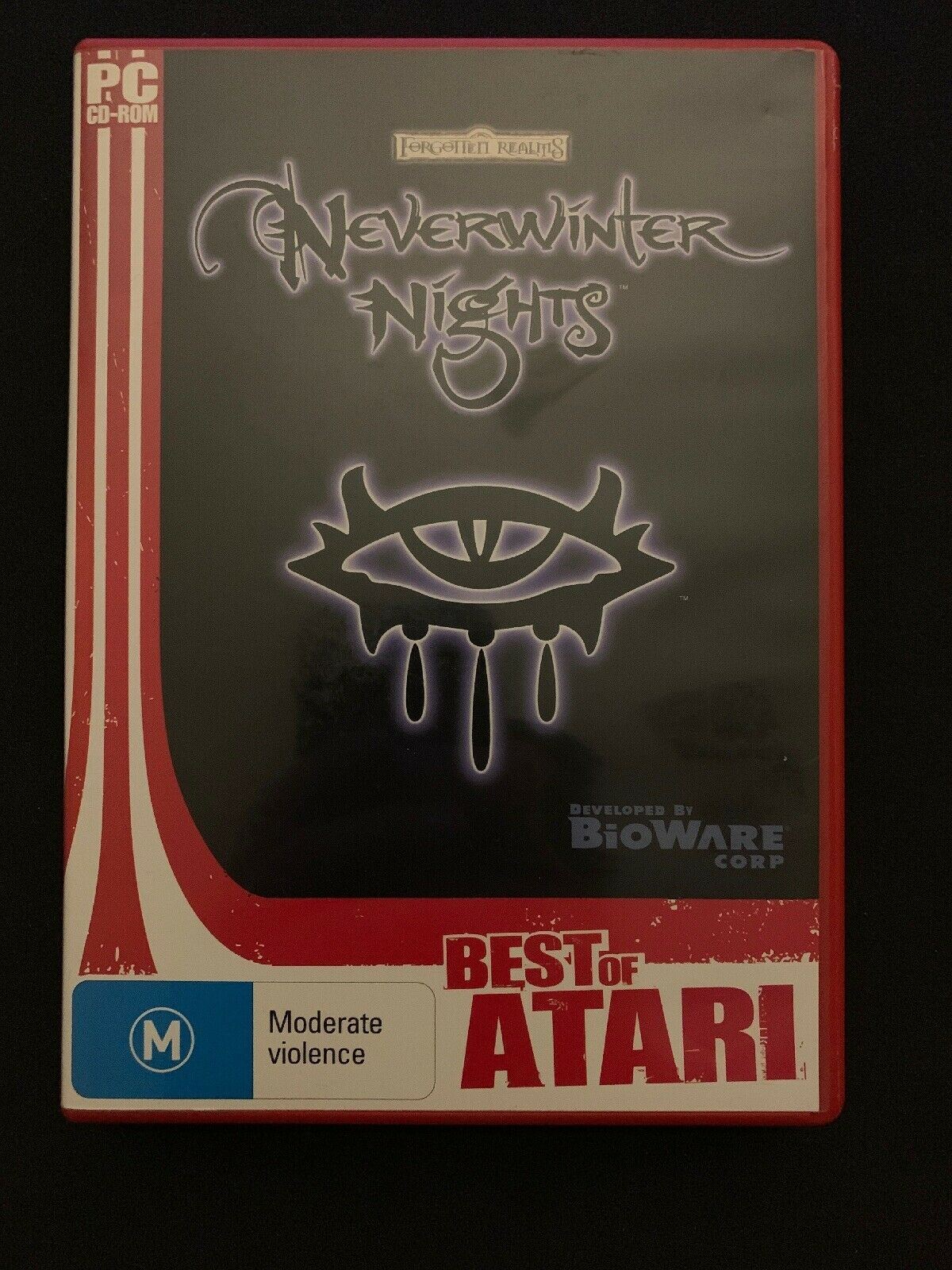 Neverwinter Nights PC CD-ROM Bioware Classic Action 3rd-person RPG Game