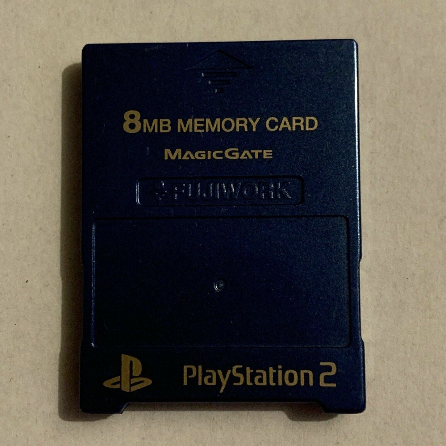 Hori PlayStation 2 PS2 8MB Memory Card MagicGate - Blue- Made In Japan