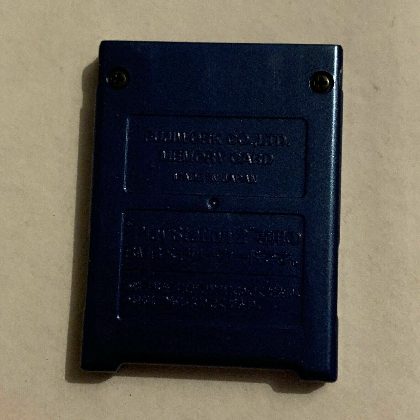 Hori PlayStation 2 PS2 8MB Memory Card MagicGate - Blue- Made In Japan