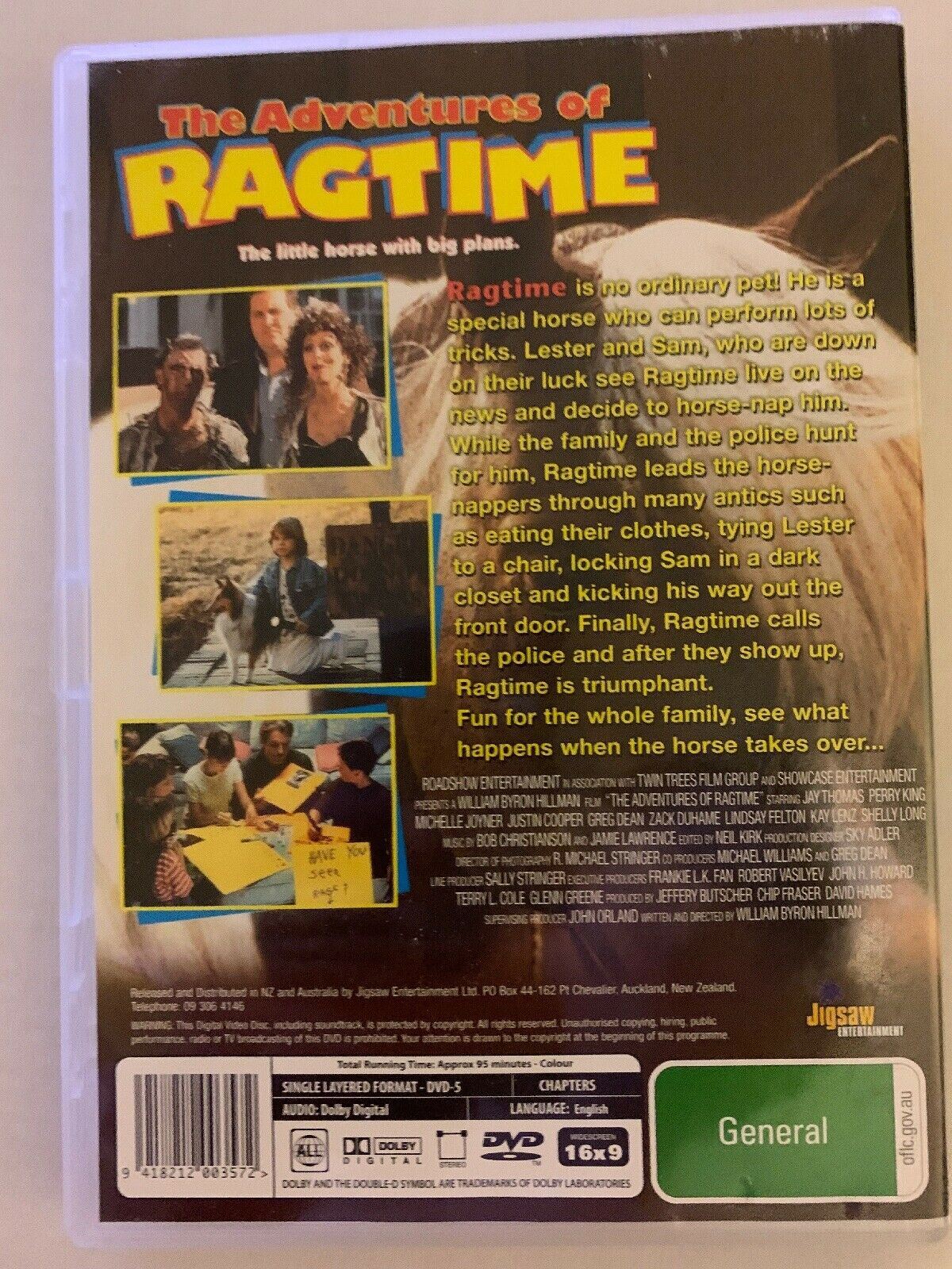 The Adventures Of Ragtime: The Little Horse With Big Plans (DVD, 1998)