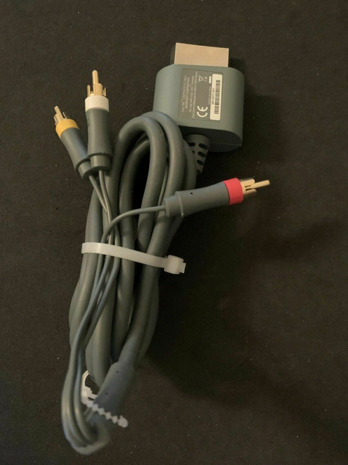 Genuine Microsoft Xbox 360 AV Cable Composite - Official Microsoft X810973-001