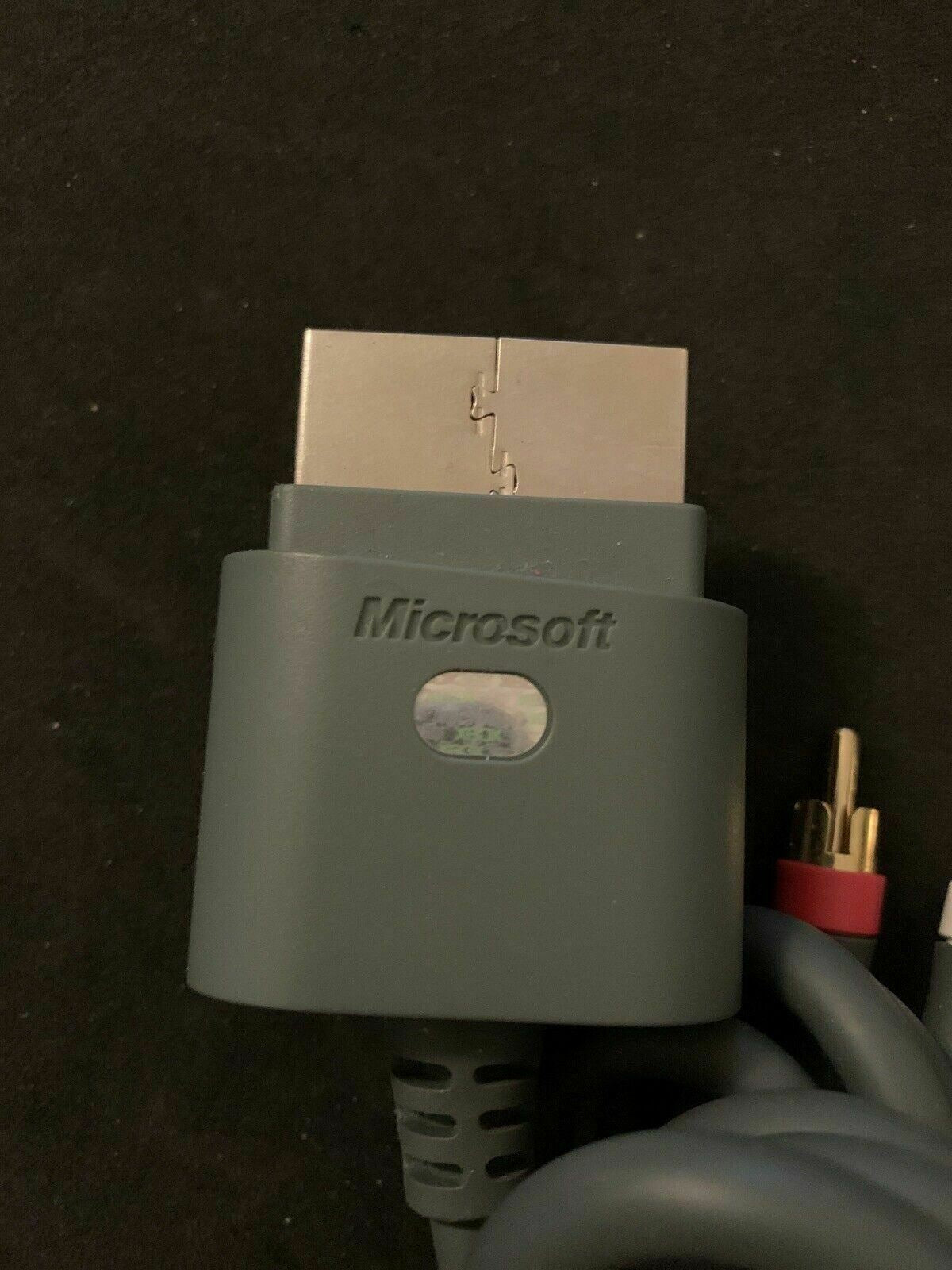 Genuine Microsoft Xbox 360 AV Cable Composite - Official Microsoft X810973-001