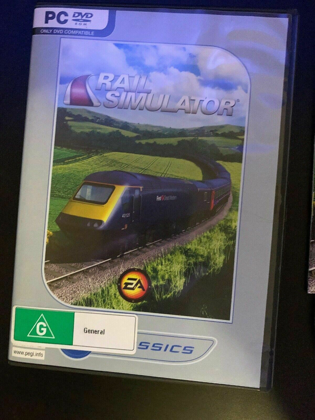 Rail Simulator PC DVD (2007) With Manual