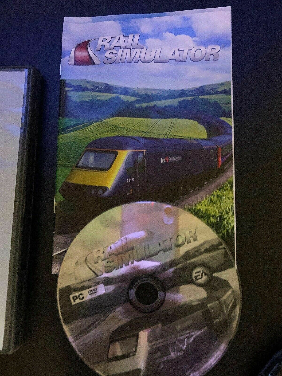 Rail Simulator PC DVD (2007) With Manual