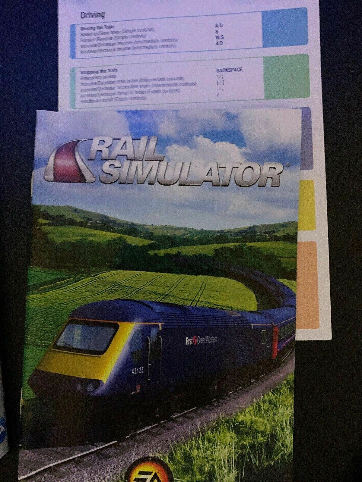 Rail Simulator PC DVD (2007) With Manual