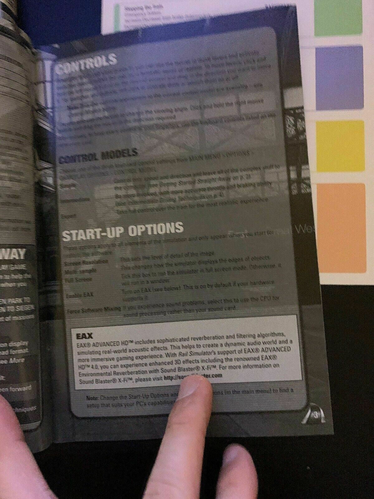 Rail Simulator PC DVD (2007) With Manual