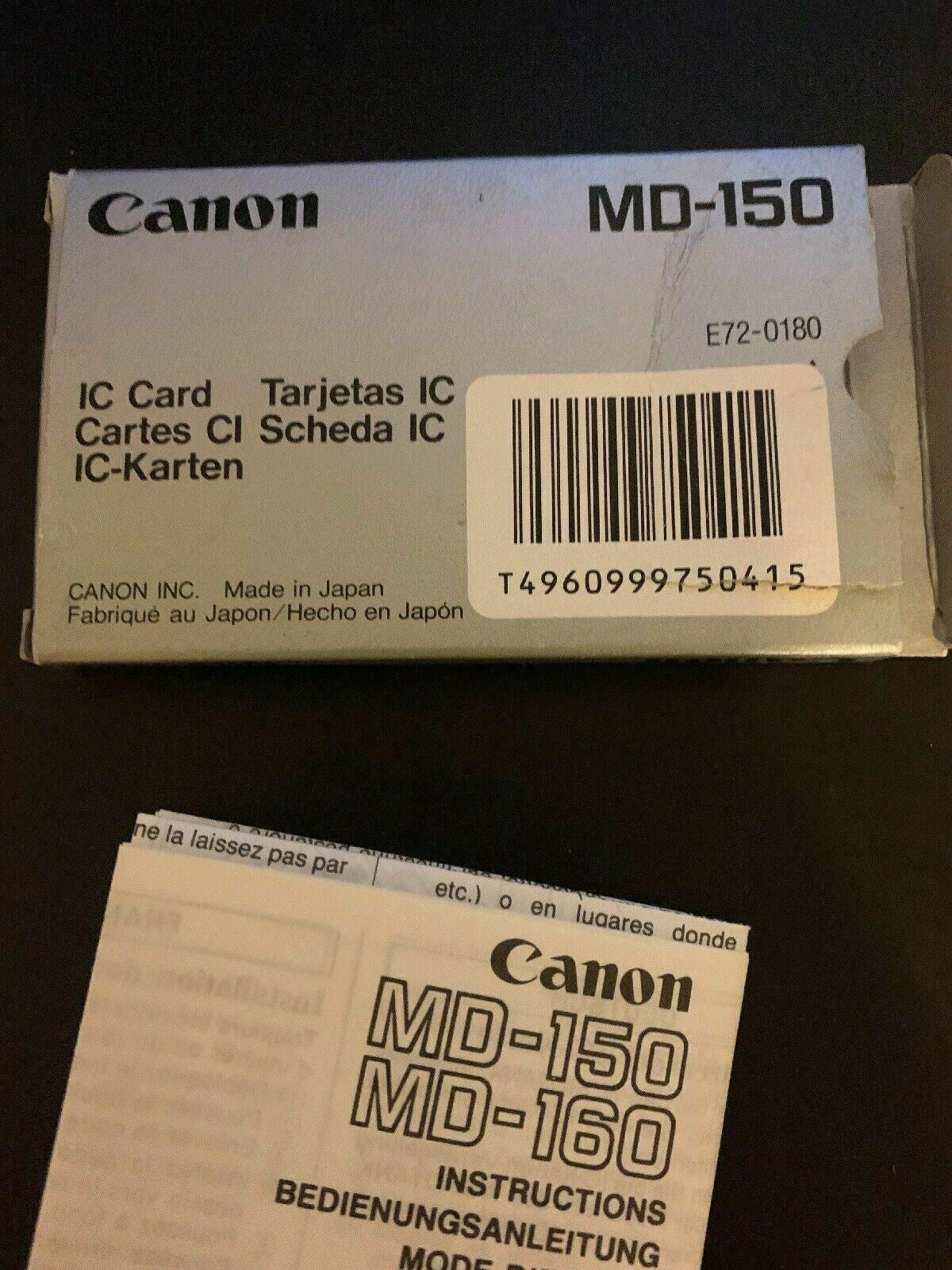 Canon IC Card Dutch Word Tank Multilingual Intelligent Dictionary MD-150