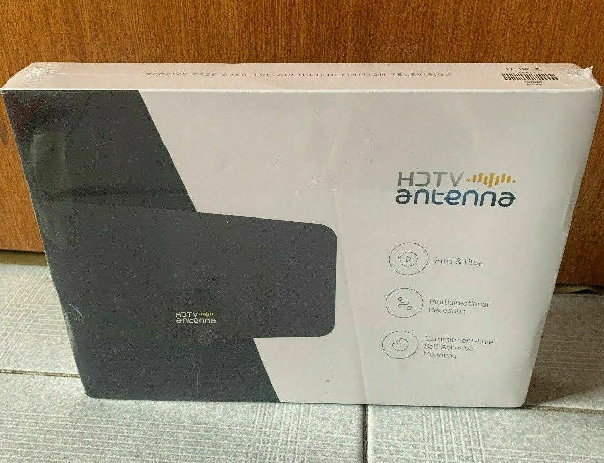 *NEW & SEALED* HDTV Flat HD Digital Indoor TV Antenna with Amplifier
