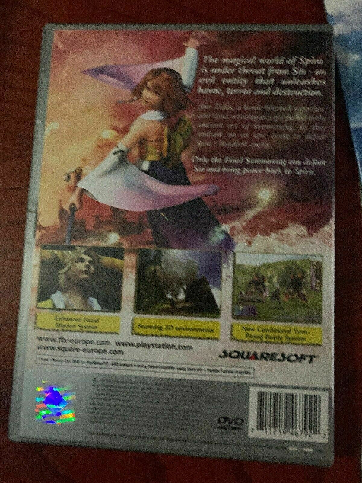 Final Fantasy X Platinum Edition - Playstation 2 PS2 PAL Game with Manual