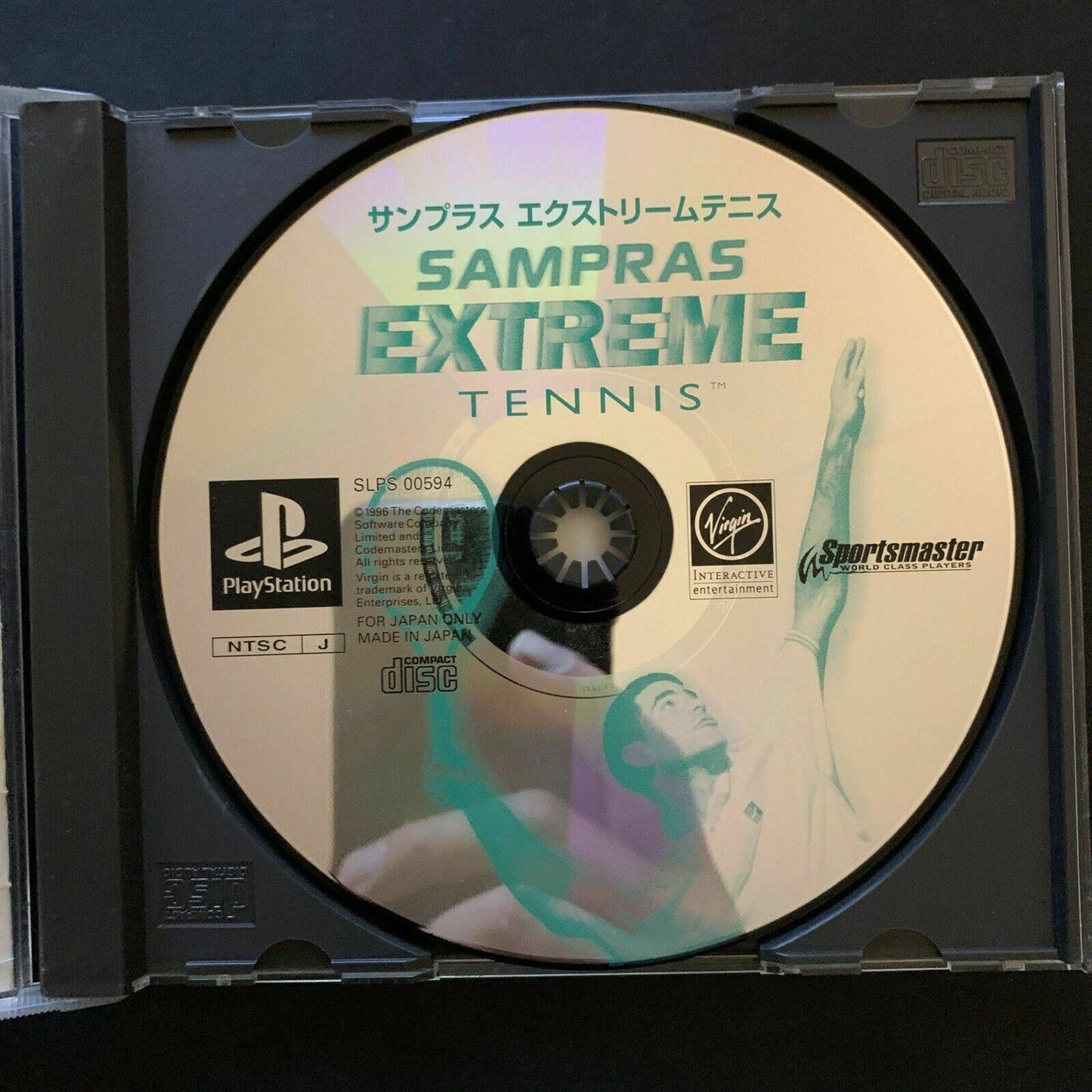 Sampras Extreme Tennis - Sony Playstation PS1 NTSC-J Japan Tennis Game