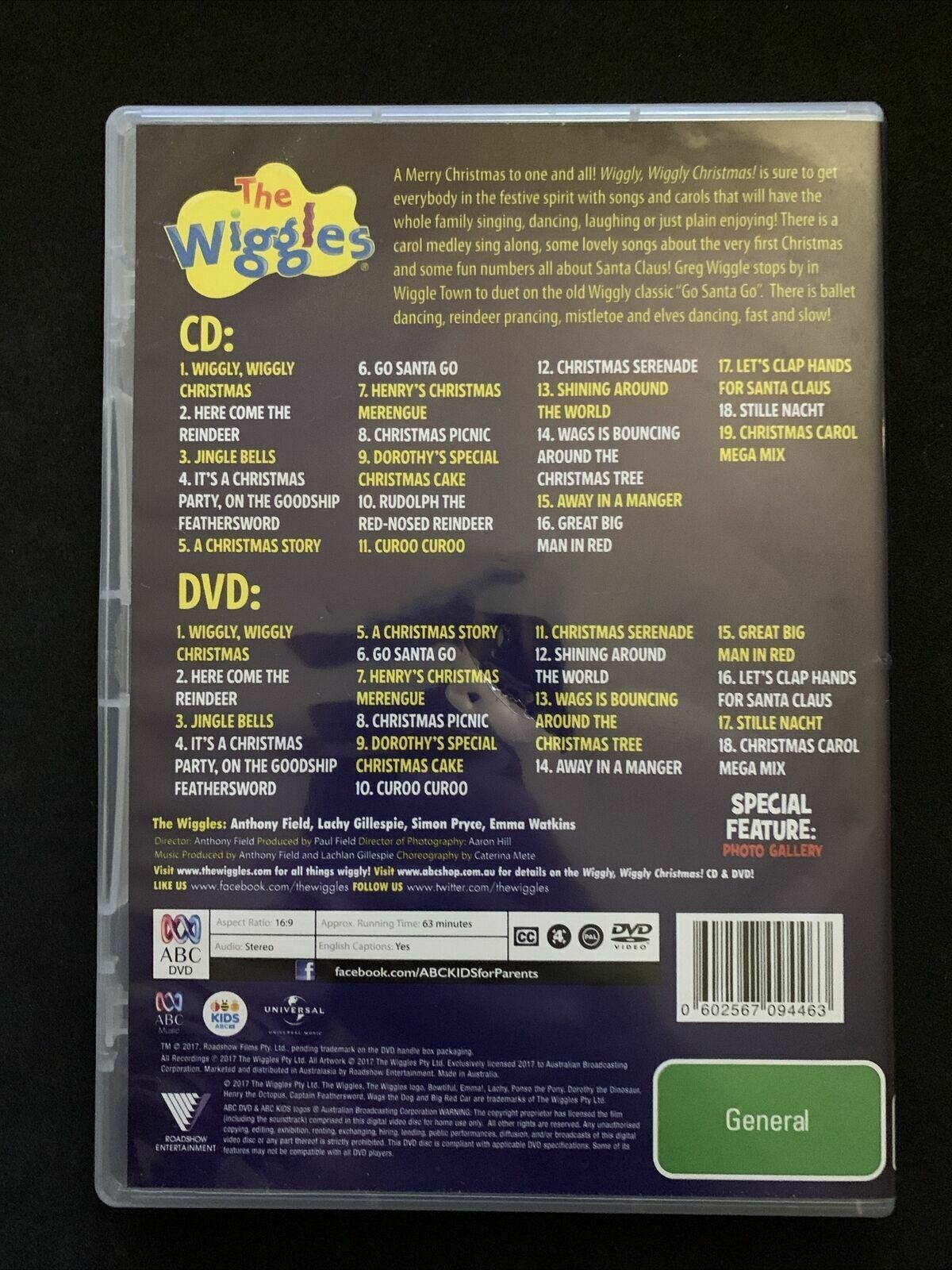 The Wiggles - Wiggly, Wiggly, Christmas (DVD & CD) All Regions