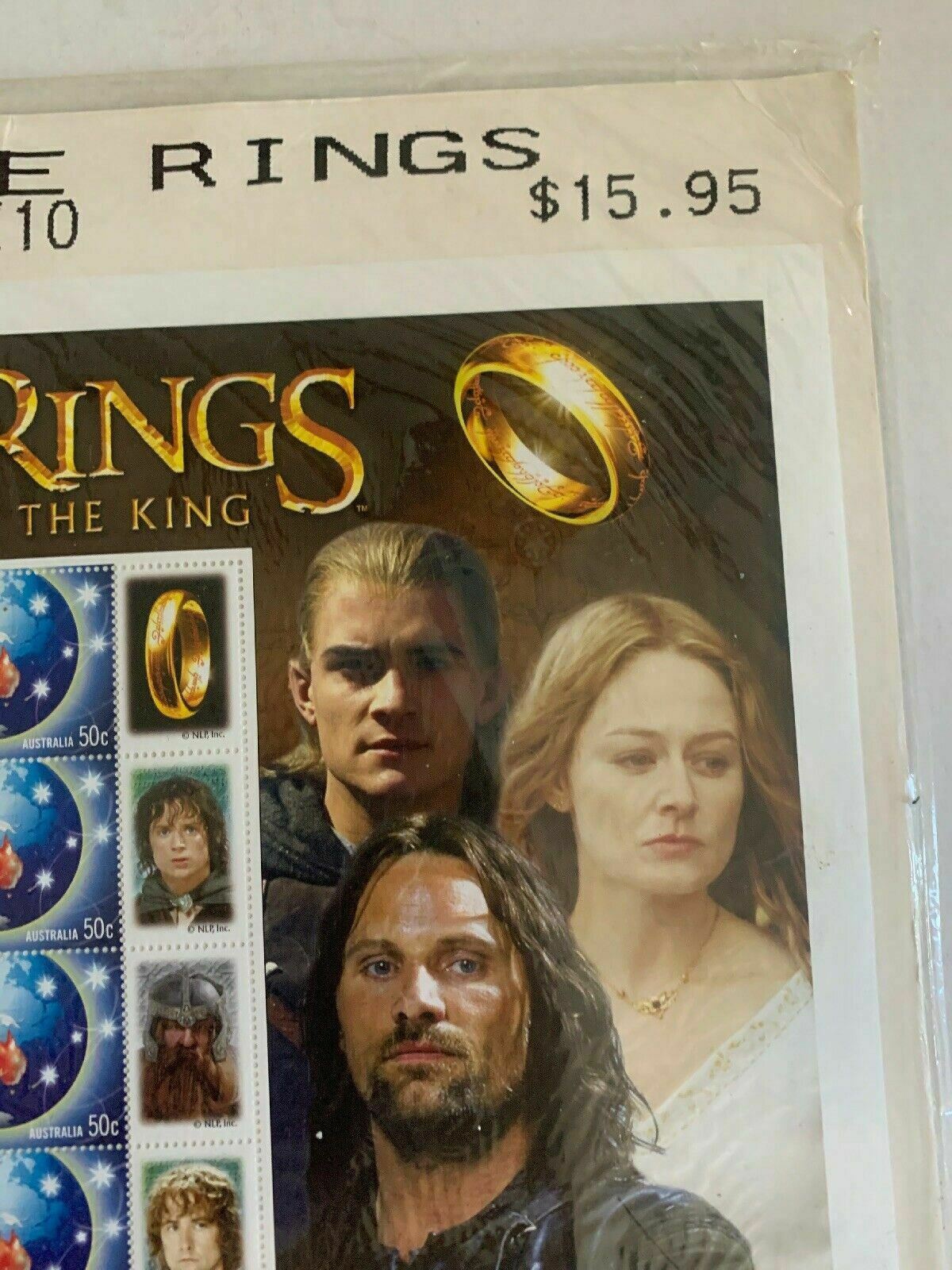 Lord of the Rings SES Aust Post stamp sheet set 2005 sealed stamps Return king