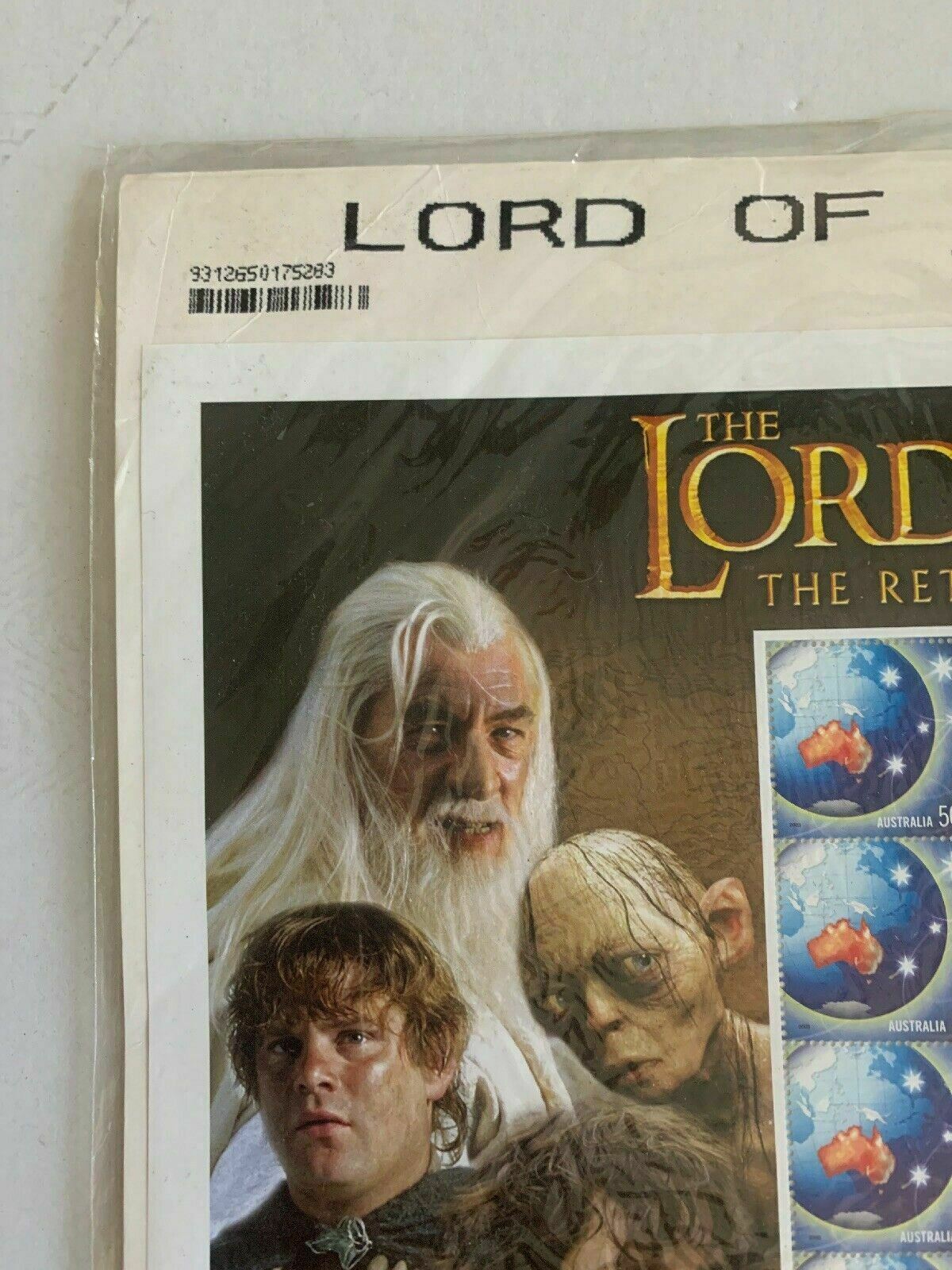 Lord of the Rings SES Aust Post stamp sheet set 2005 sealed stamps Return king