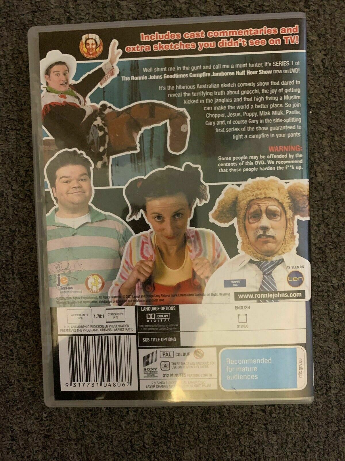 *Autographed* The Ronnie Johns Half Hour : Season 1 & 2 DVD